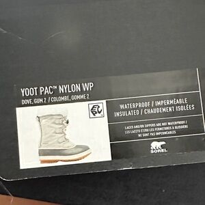 Sorel Yoot Pac Nylon WP Dove Boots